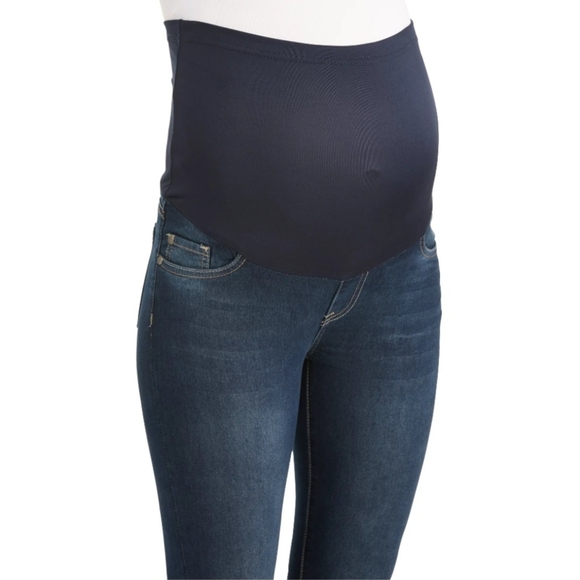 NWT Maternity Jeans with Full Panel Belly Band - Picture 3 of 10